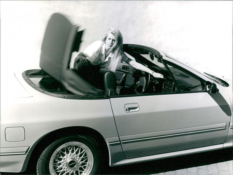 Mazda RX-7 convertible - Vintage Photograph