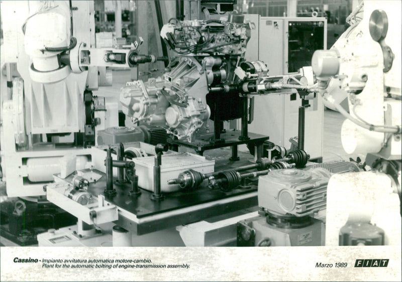 Fiat plant in Cassino, Italy - Vintage Photograph