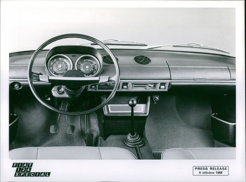 1968 Fiat 124 Special - Vintage Photograph