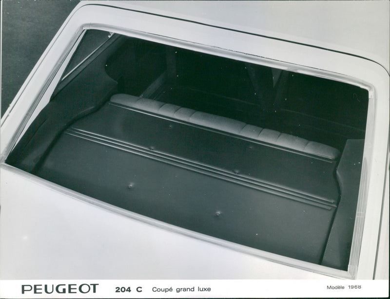 Peugeot 204 Coupe Grand Luxe 1968 - Vintage Photograph