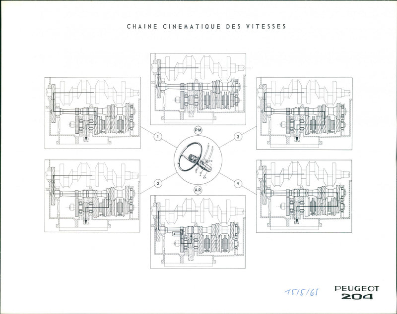 Peugot 204 - Vintage Photograph