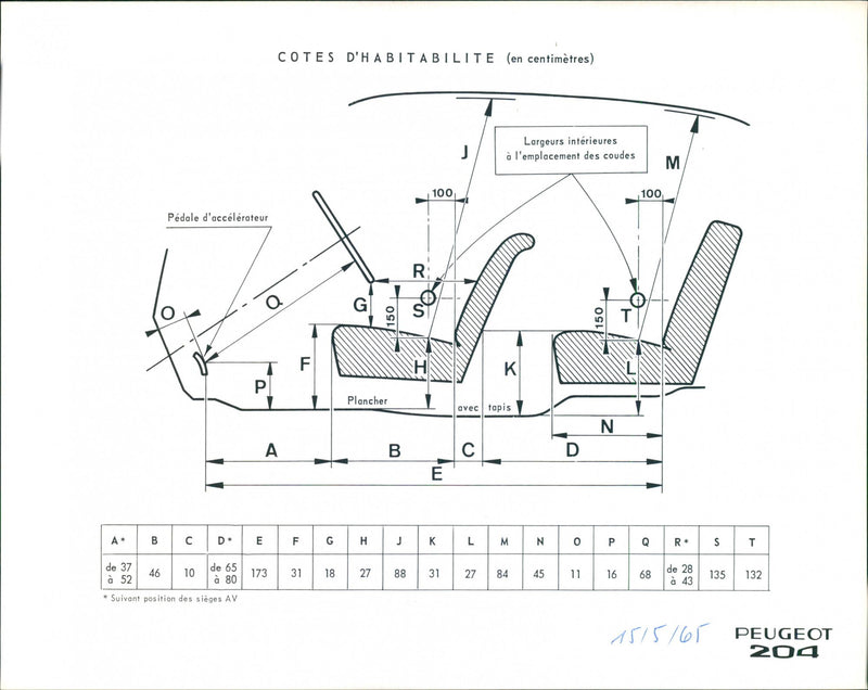 Peugot 204 - Vintage Photograph