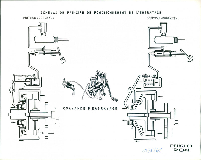 Peugot 204 - Vintage Photograph