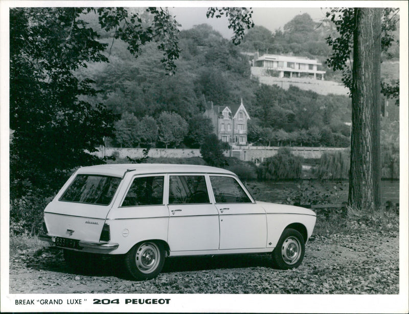 Peugeot 204 Break Grand Luxe - Vintage Photograph