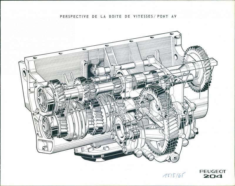 Peugot 204 - Vintage Photograph