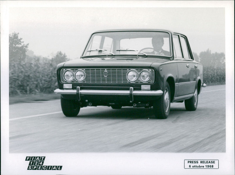 1968 Fiat 124 Special - Vintage Photograph