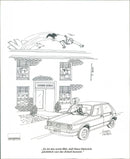 Volkswagen comedy cartoons and comics by Joseph Farris - Vintage Photograph