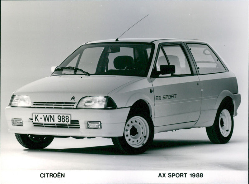 Citroën AX Sport 1988 - Vintage Photograph