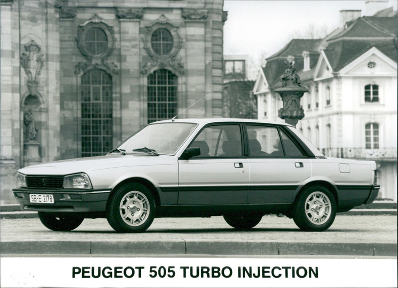 1984 Peugeot 505 Turbo Injection - Vintage Photograph