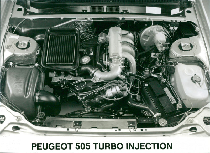 1984 Peugeot 505 Turbo Injection - Vintage Photograph