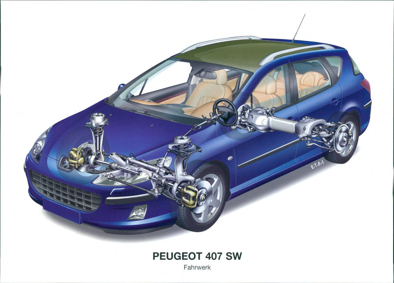 2004 Peugeot 407 SW - Vintage Photograph
