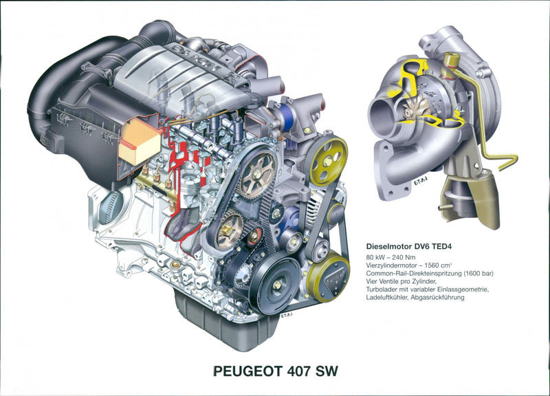 2004 Peugeot 407 SW - Vintage Photograph