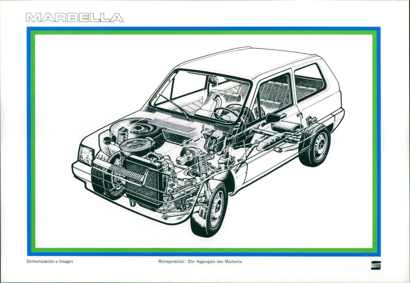 Seat Marbella '86 - Vintage Photograph