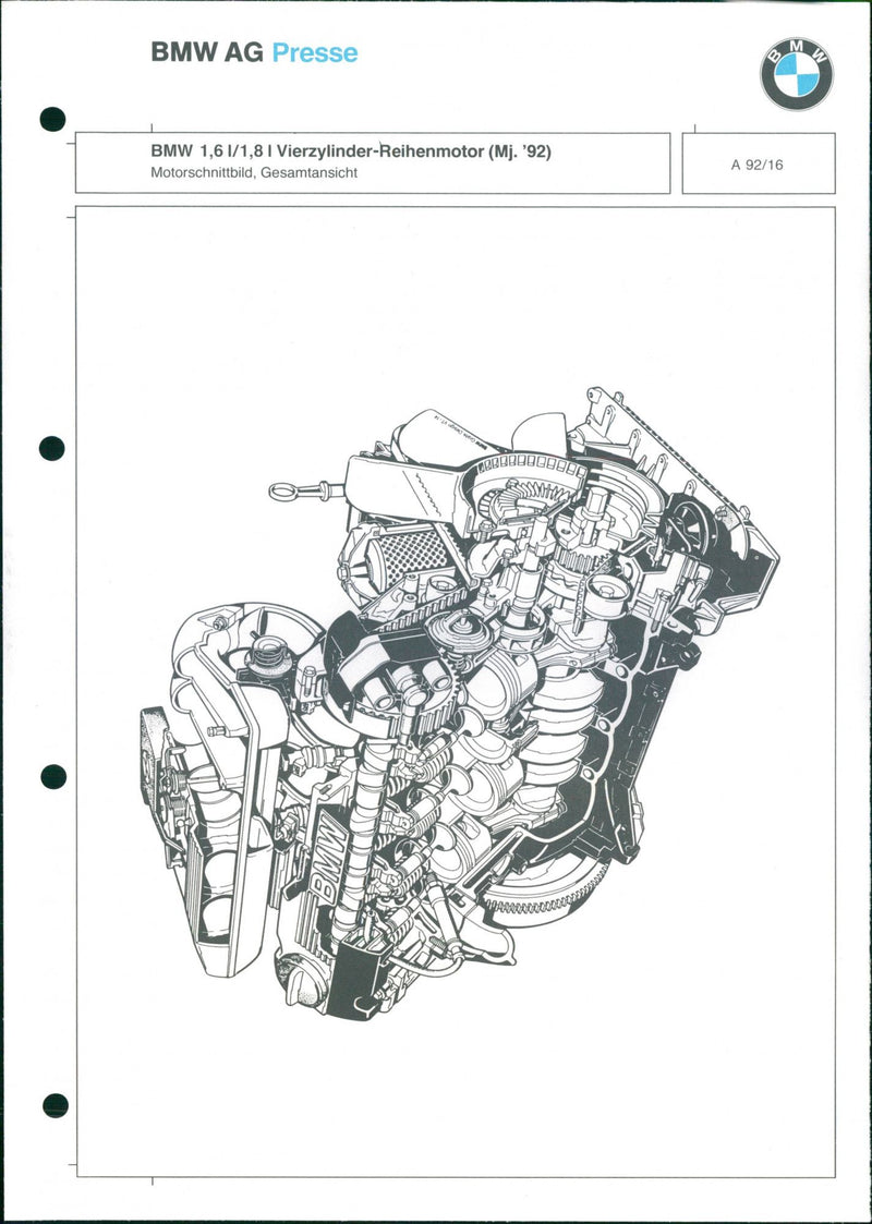 1992 BMW 1.6 L/1.8 L - Vintage Photograph