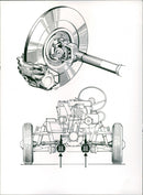 DKW F 12 Disk-Brakes - Vintage Photograph