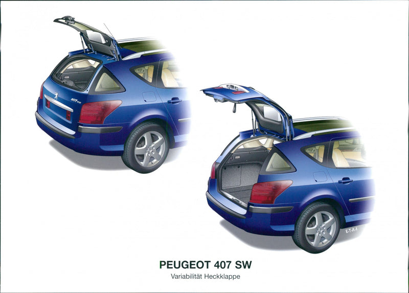 2004 Peugeot 407 - Vintage Photograph