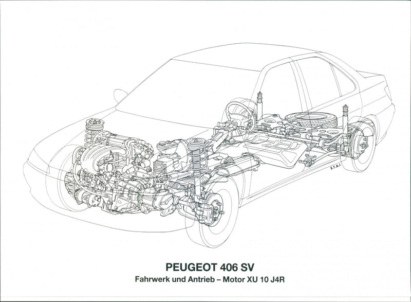 Peugeot 406 SV - Vintage Photograph