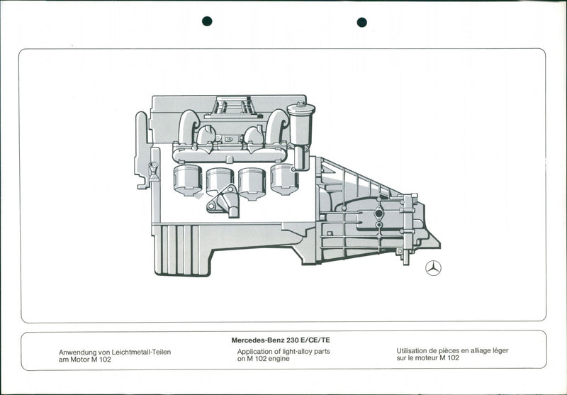 Mercedes Benz 230 E/CE/TE - Vintage Photograph