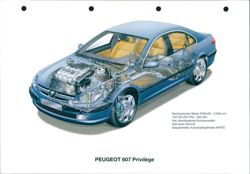 Peugeot 607 Privilege - Vintage Photograph