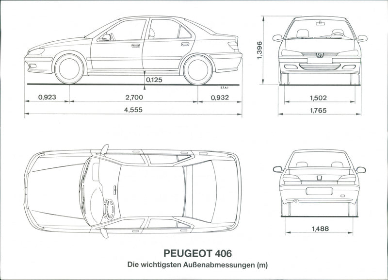 Peugeot 406 - Vintage Photograph