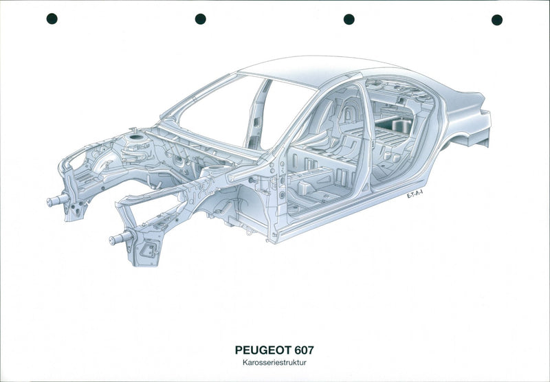 Peugeot 607 - Vintage Photograph