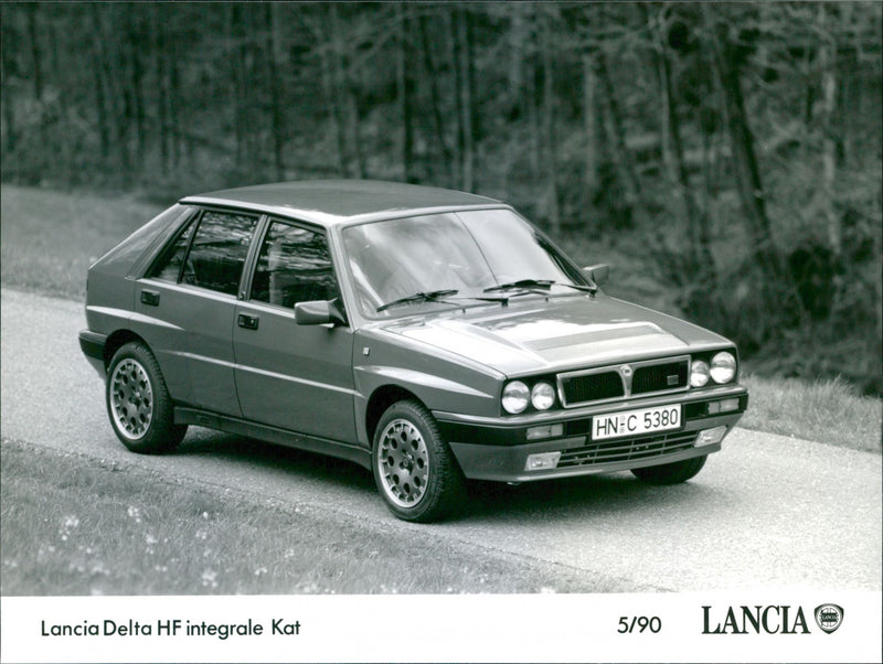 Lancia Delta HF integrale Kat - Vintage Photograph