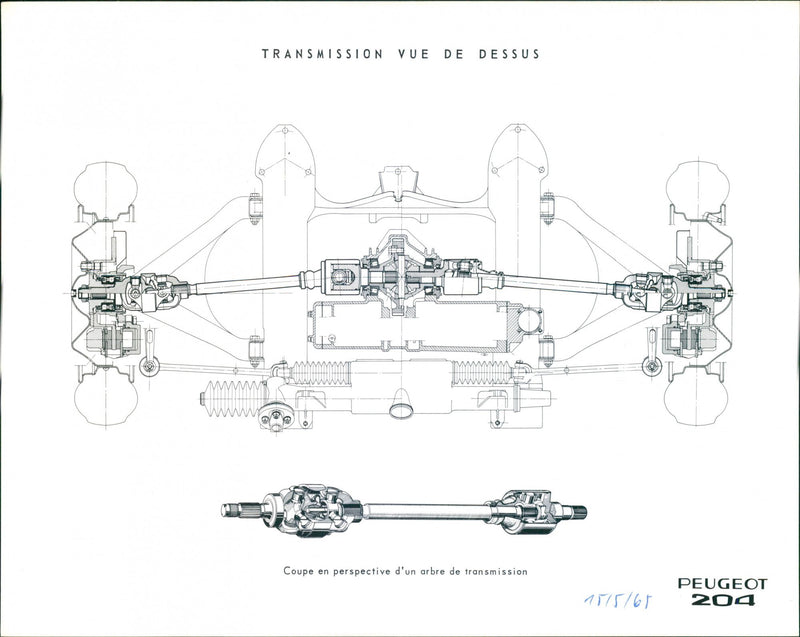 Peugot 204 - Vintage Photograph