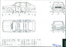 1979 Renault 30 RX - Dimensions Illustration - Vintage Photograph