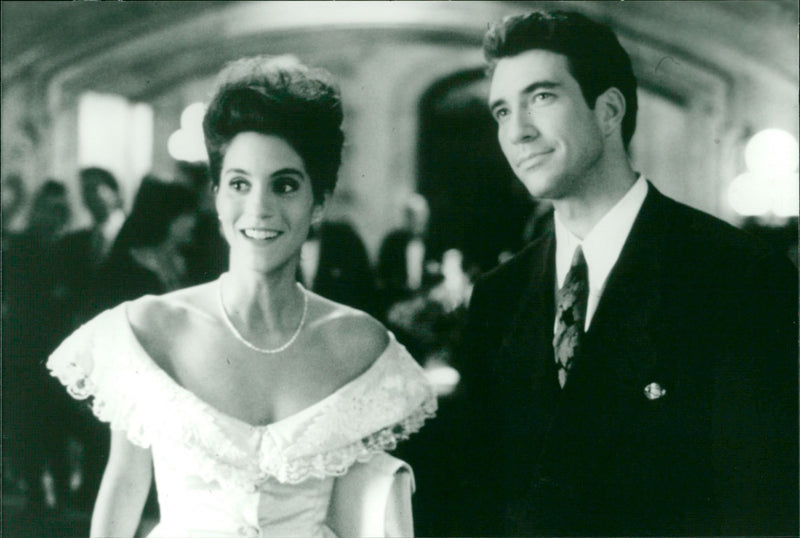 Jami Gertz and Dylan McDermott in "Love Crash" (Jersey Girl) - Vintage Photograph