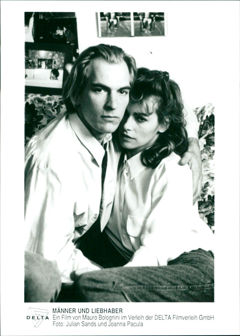 Julian Sands and Joanna Pacula in "Men and Lovers" - Vintage Photograph