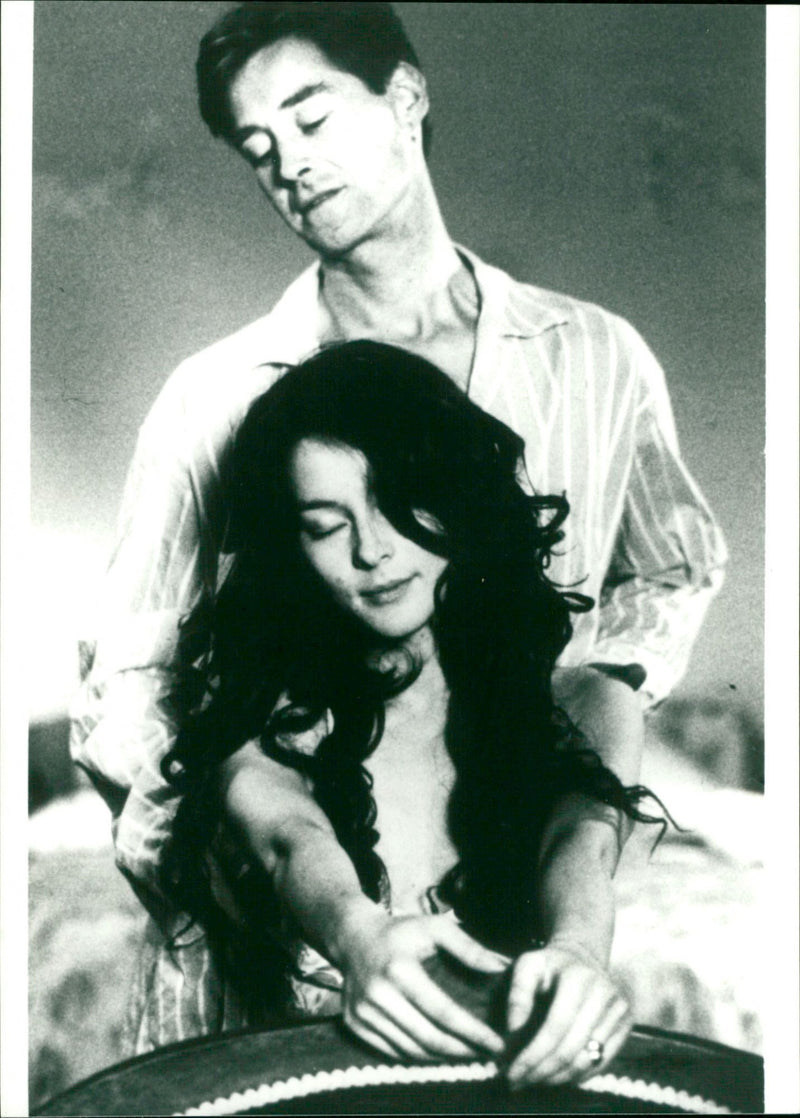 Meg Tilly and Rupert Frazer in "The Girl on the Swing" - Vintage Photograph