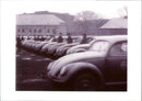 vintage beetle volkswagen cars - Vintage Photograph