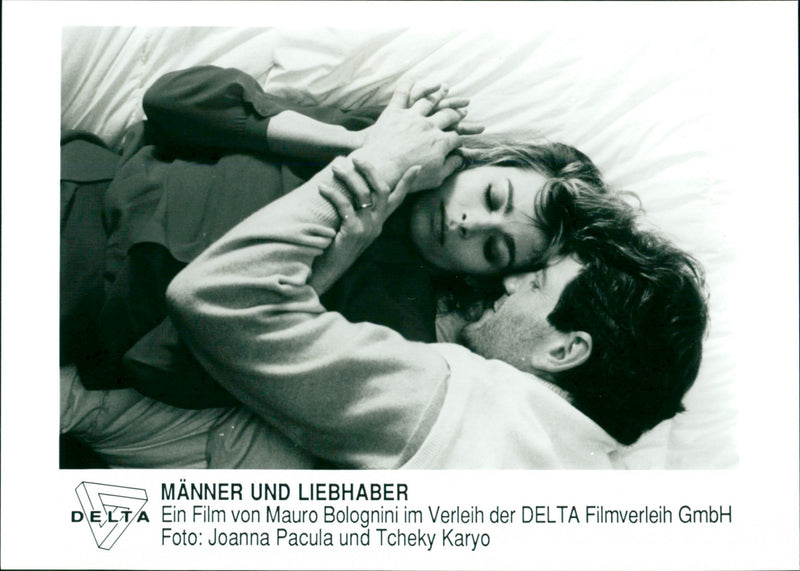 Joanna Pacula and Tcheky Karyo in "Men and Lovers" - Vintage Photograph