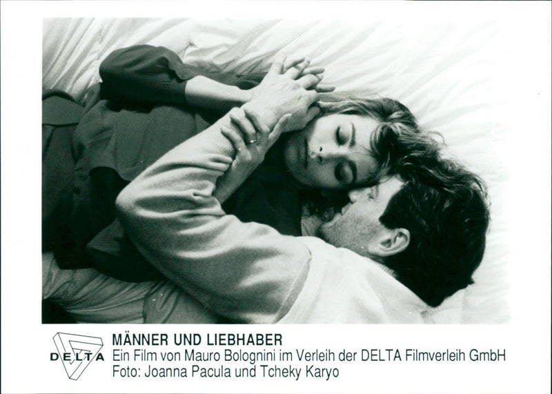 Joanna Pacula and Tcheky Karyo in "Men and Lovers" - Vintage Photograph