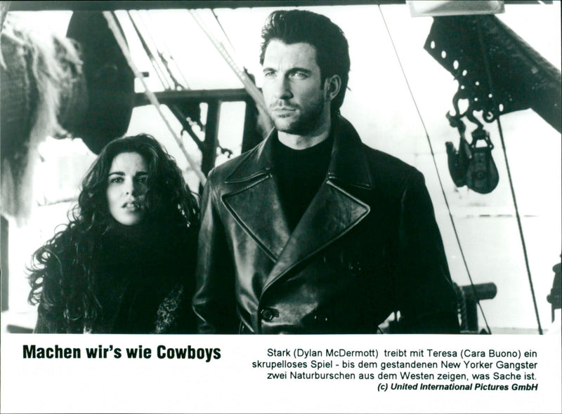 Cara Buono & Dylan McDermott in "Let's Do It Like Cowboys" - Vintage Photograph