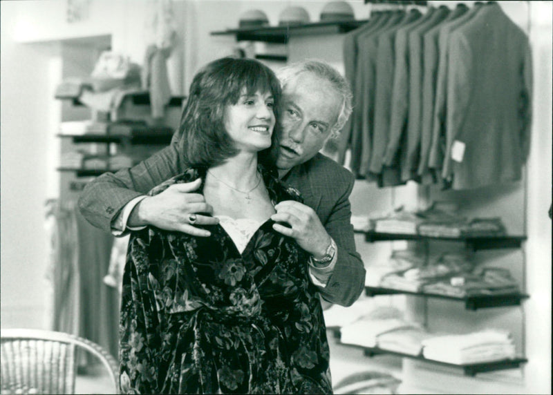 Richard Dreyfuss und Holly Hunter - Vintage Photograph