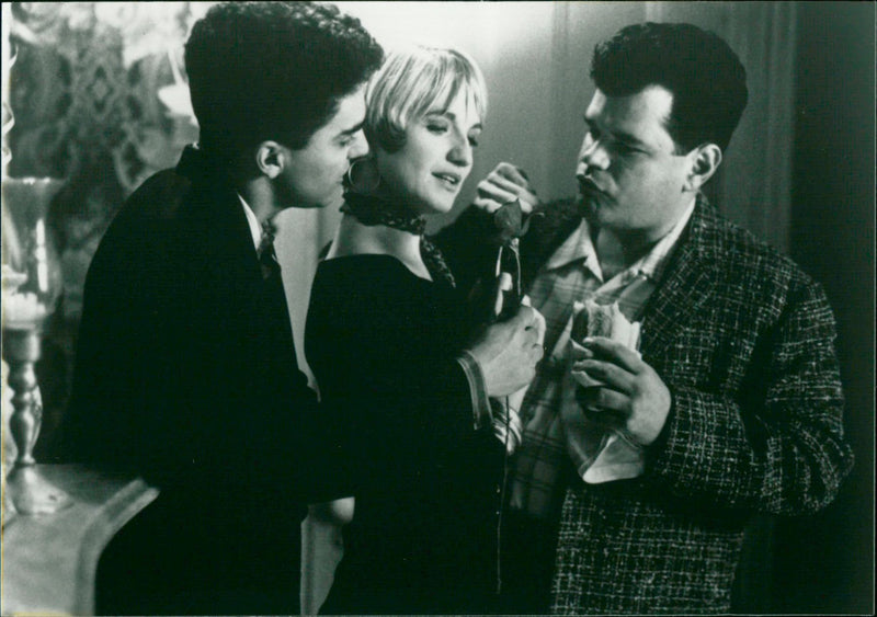 Ellen Barkin, John Turturro and Michael Badalucco in "Mac" - Vintage Photograph