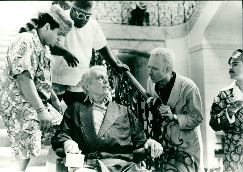 Darren Robinson, Ralph Bellamy, Anthony Geary und Tony Plana - Vintage Photograph