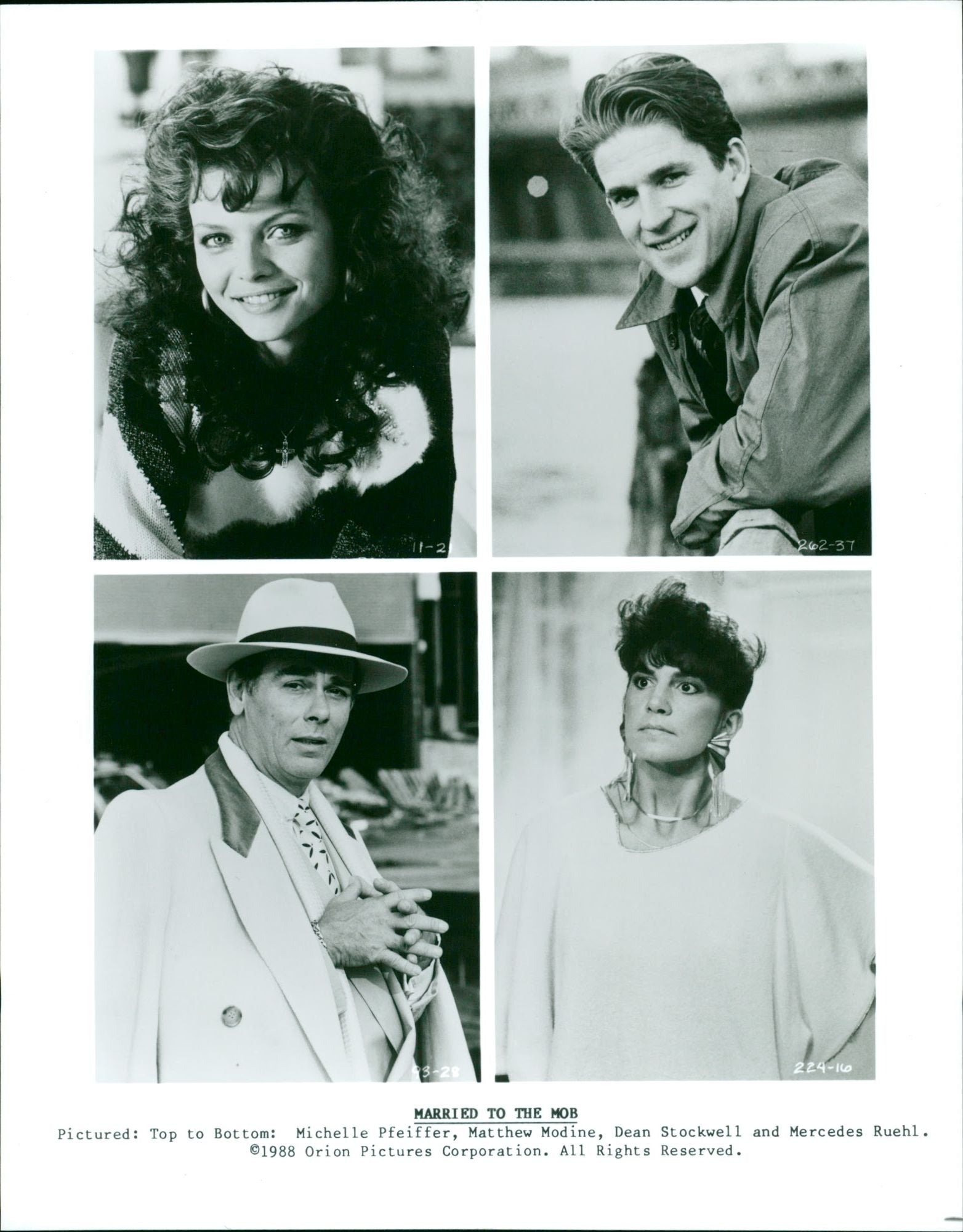 Michelle Pfeiffer, Matthew Modine, Dean Stockwell and Mercedes Ruehl