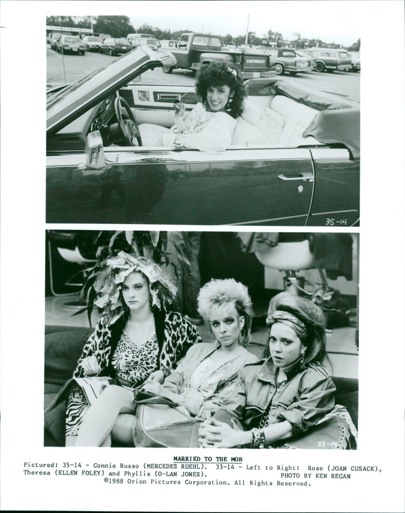 Mercedes Ruehl, Joan Cusack, Ellen Foley and O-Lan Jones - Vintage Photograph