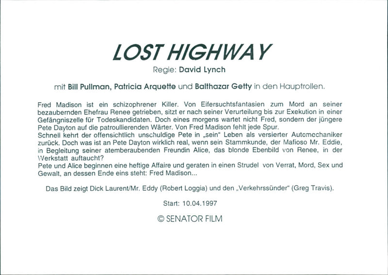 „Lost Highway“ - Vintage Photograph