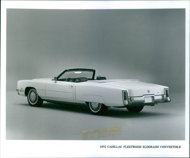 1972 CADILLAC FLEETWOOD ELDORADO Convertible - Vintage Photograph