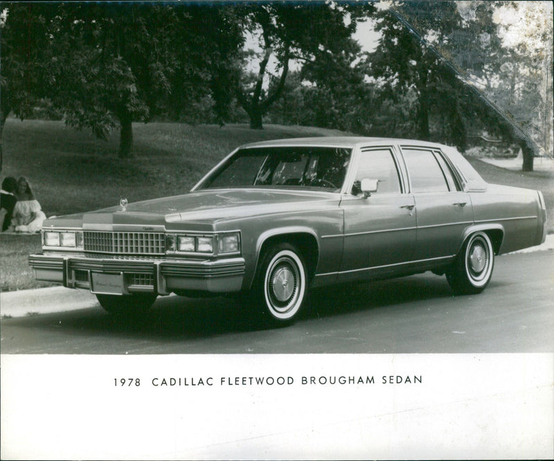 1978 CADILLAC FLEETWOOD BROUGHAM SEDAN - Vintage Photograph