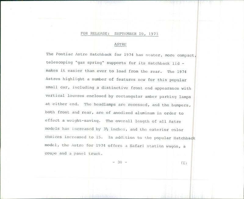 Pontiac - Vintage Photograph