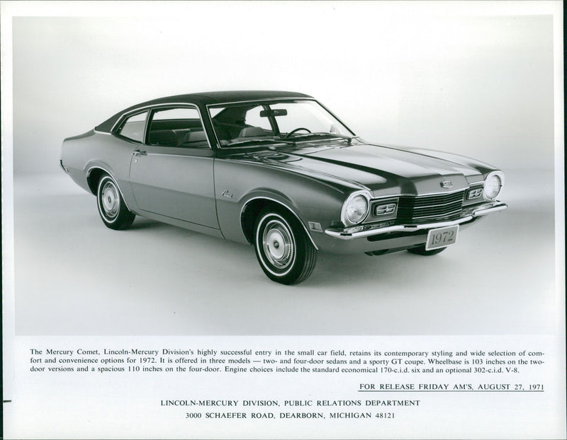 Mercury Comet - Vintage Photograph