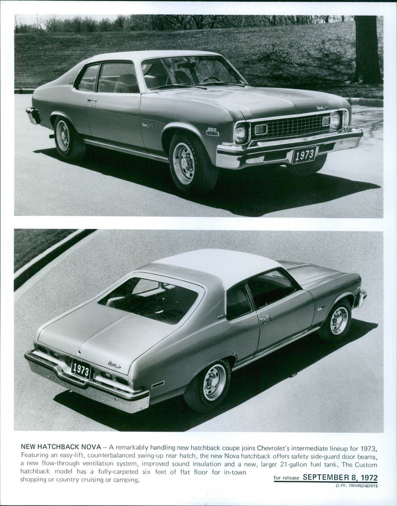 1973 Chevrolet Hatchback Nova - Vintage Photograph