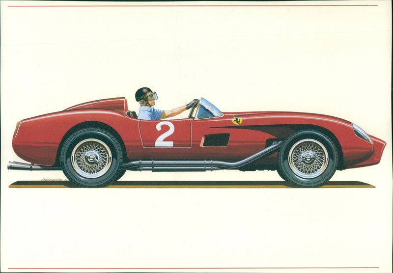 Ferrari Testarossa - Vintage Photograph
