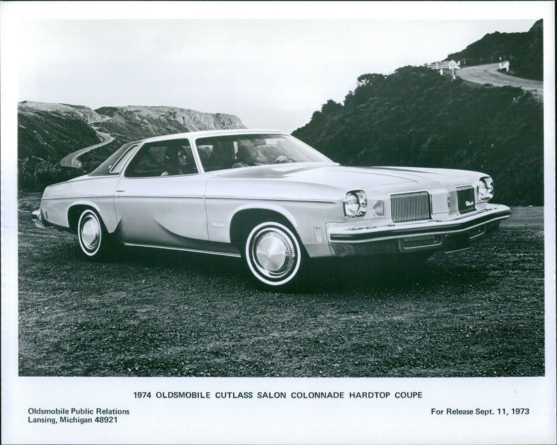 1974 Oldsmobile Cutlass Salon Colonnade Hardtop Coupe - Vintage Photograph