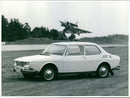 SAAB 37 viggen UDF-2 and Saab 99 - Vintage Photograph