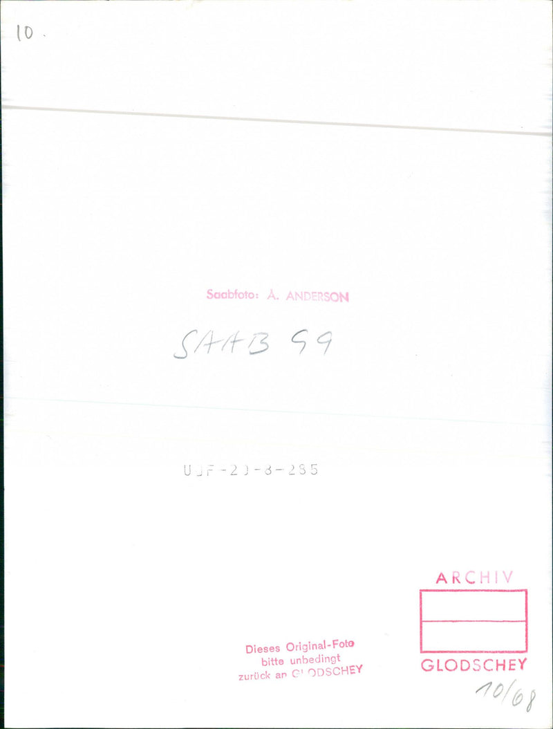 Saab 99 - Vintage Photograph